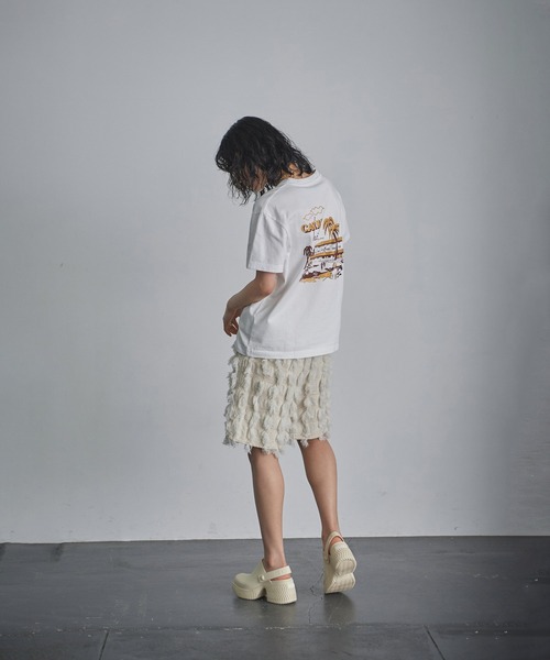Carne Bollente tシャツ (CARNE BOLLENTE)ピンクアイランドT