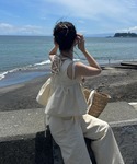 セットアップ ボリュームフリルビスチェセットア...の詳細画像3