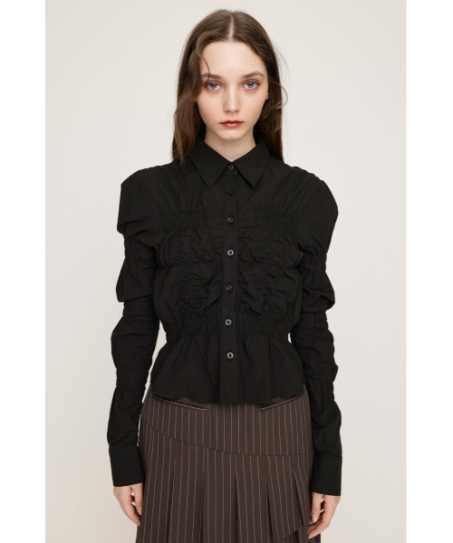 ブラウス シャツ 「新色追加」RANDOM SHIRRING TOPS ランダム シャーリング トップス 秋服 春服 レディース 新色追加】RANDOM SHIRRING TOPS ランダム シャーリング