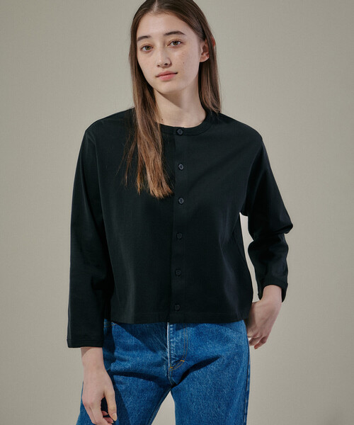 カーディガン handvaerk | 60/2 クルーネックカーディガン WOMEN レディース