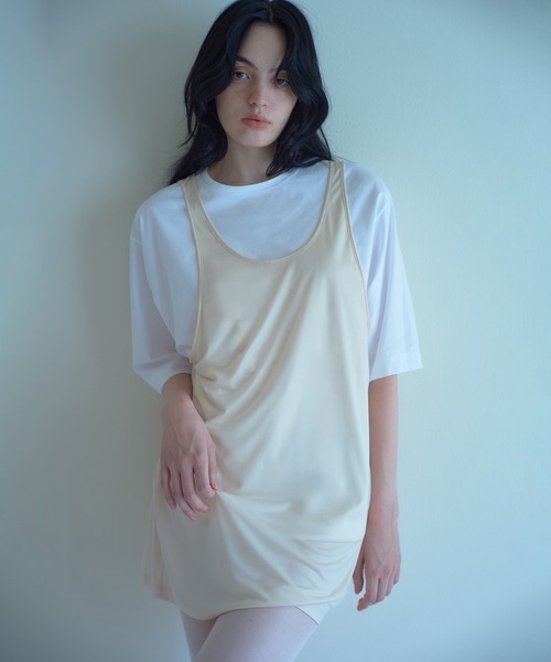 タンクトップ ノースリーブ 「IRIS 47」velvety tank tops/ベルベティ タンク トップス dress27 レディース