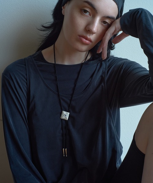 IRIS47 タンクトップ ノースリーブ 「IRIS 47」velvety tank