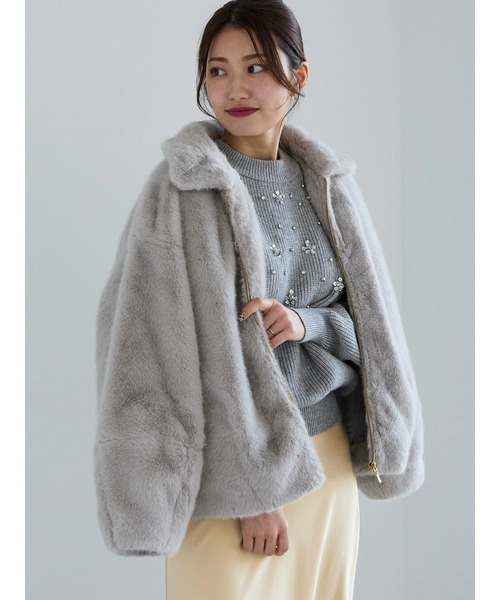 Te chichi（テチチ） ブルゾン F チャコールグレー レディース