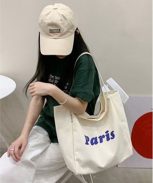 LA VORAGINE（ラ ヴォラジネ） トートバッグ 大きめ 大容量キャンバス