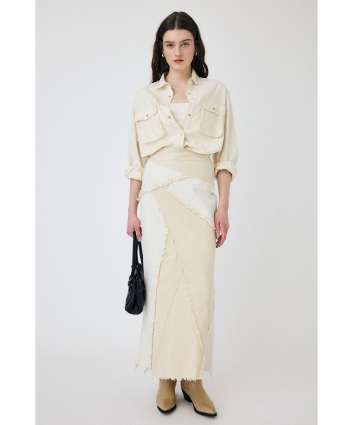 MOUSSY ブラウス シャツ 「セットアップ対応」BLEACH CHECK