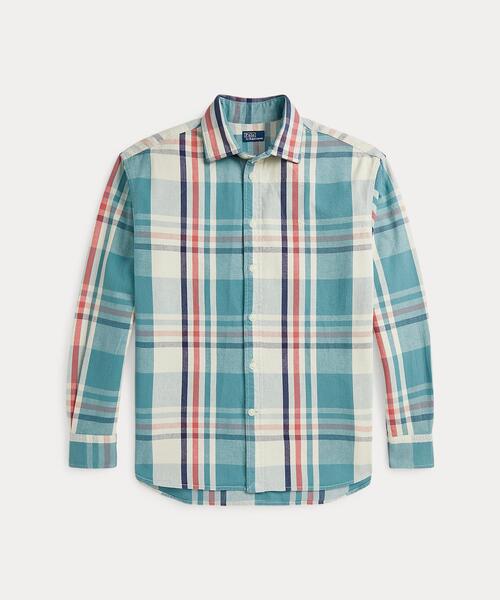 ブラウス シャツ リラックス フィット チェック コットン ツイル シャツ レディース POLO RALPH LAUREN ブラウス シャツ リラックス フィット