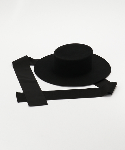 KIJIMA TAKAYUKI 帽子 ハット 別注 BOATER HAT：帽子 レディース
