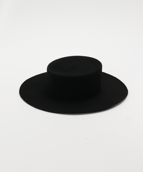 新品未使用✨️ KIJIMA TAKAYUKI ペーパーハット ブラック PAPER BRAID SOFT HAT W/RIBBON | KIJIMA TAKAYUKI(キジマ