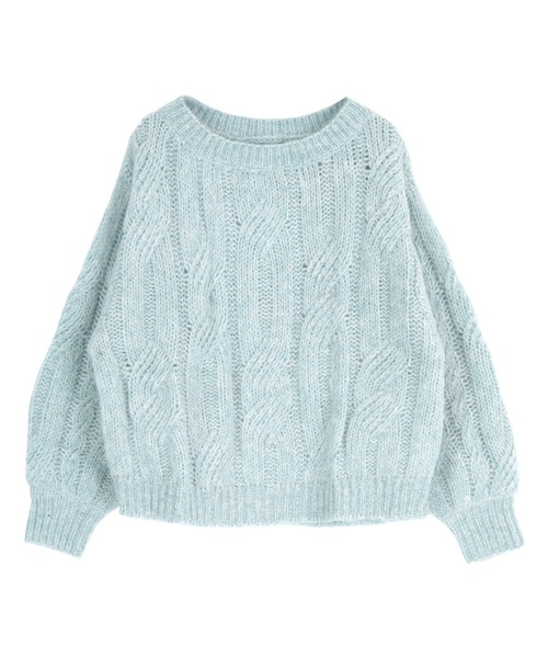 「titivate」 長袖ニット FREE ライトグレー レディース_画像5