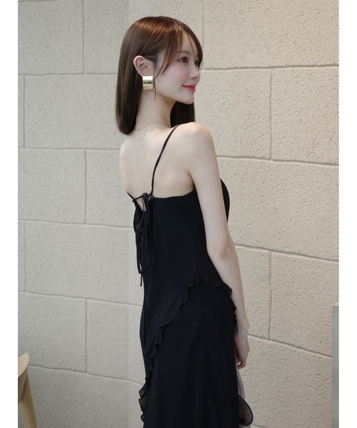 【美品】フレイアイディー　シフォンプリーツロングワンピース　フェミニン 白　36 美品】フレイアイディー シフォンプリーツロングワンピース