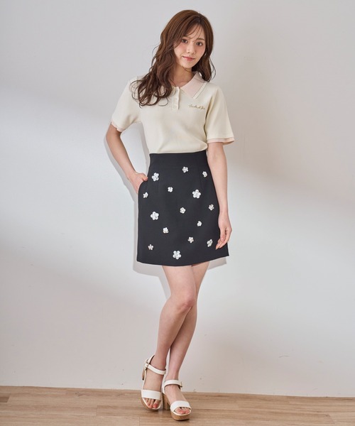 31 Sons de mode（トランテアン ソン ドゥ モード） スカート ビジュー