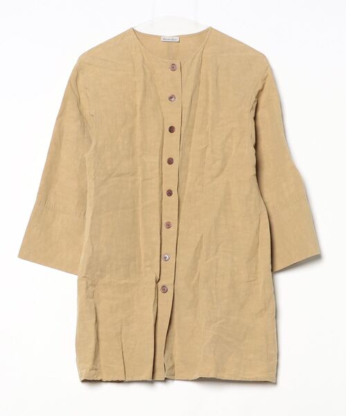「Steven Alan」 7分袖ブラウス MEDIUM ベージュ レディース