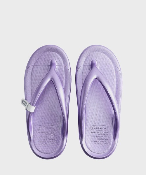 サンダル・ミュール ^TAW&TOE^ Zerovity Sport Lavender Z-FF-STLV TAW&TOE - Zerovity Flip Flop Sport - リカバリーサンダル