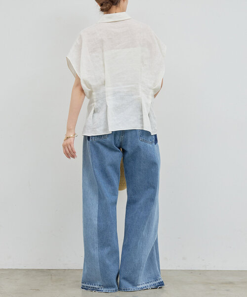 GALLARDAGALANTE ブラウス シャツ 「1枚で完成！」ハーフ