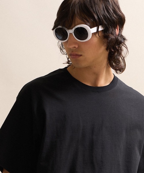   ラウンド フレーム サングラス 56mm NUMBER (N)INE サングラス BIG FRAME SUNGLASSES / ビッグ