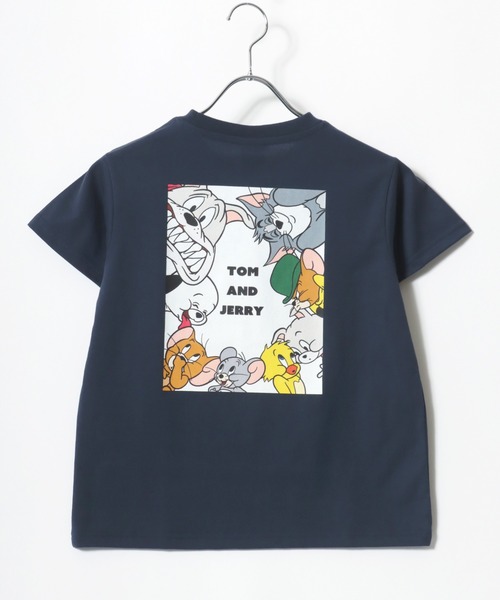 Tom＆Jelly トムとジェリー Tシャツ バックプリント Cartoon tシャツ Tom and Jerry/トムとジェリー キャラクター イラスト