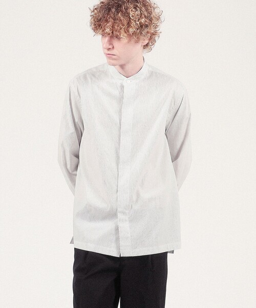 CABaN 長袖　シャツ CABaN 「CABaN」 長袖シャツ L グレー系その他2 メンズ