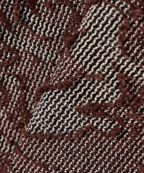 SHIPS any ブラウス シャツ any:「手洗い可能」メッシュ ジャカード