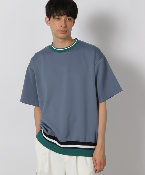 LAKOLE（ラコレ） tシャツ 裾ラインリブT/491579 メンズ レディース