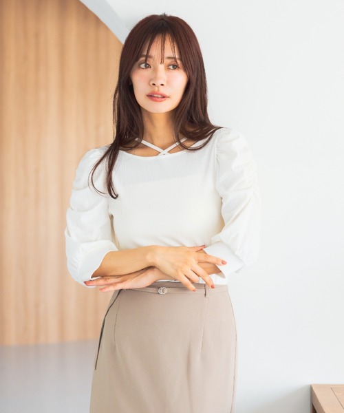 tシャツ 前後2WAYテレコパワショルプルオーバー 577439 レディース