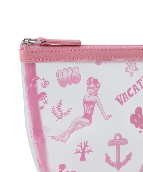 AVENE ポーチ　新品未使用　ピーチピンク ☆新品未使用!!タグ付き!!売切れ入手困難!!☆COACH 化粧ポーチ