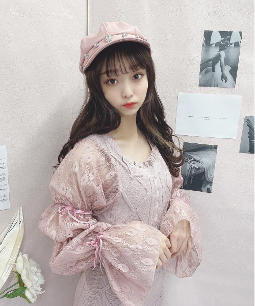 Swankiss（スワンキス） ニットワンピース FREE ピンク レディース