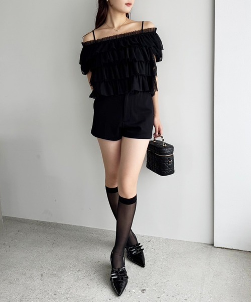 one after another NICE CLAUP パンツ カットショートパンツ