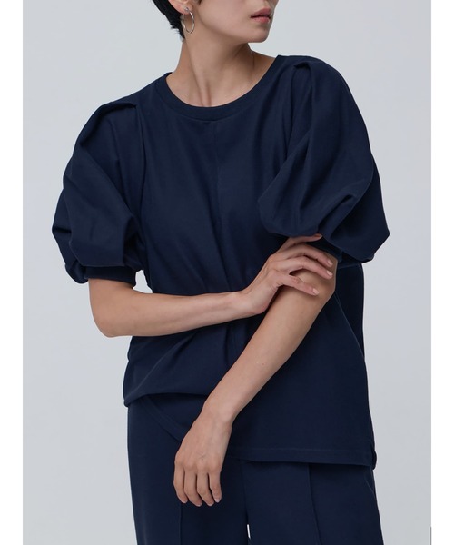 tシャツ 「Daily Luxe」パフスリーブトップス レディース