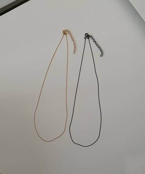 whoseA（フーシー） ネックレス 「silver925」RopeThinNe /ロープシン 