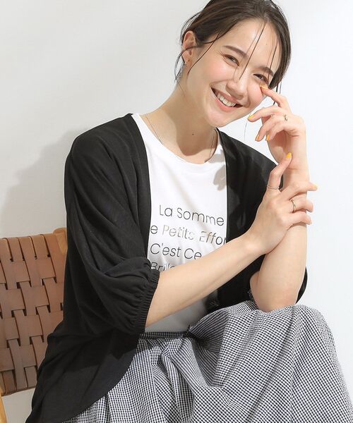 SHOO・LA・RUE（シューラルー） カーディガン uvカット 「UV/さらさら