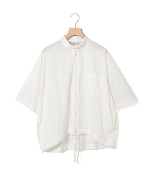 ブラウス シャツ MidiUmi シャンブレーワークシャツ レディース