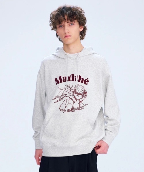 パーカー BOUCLE EMBROIDERY GRAPHIC HOODIE レディース メンズ