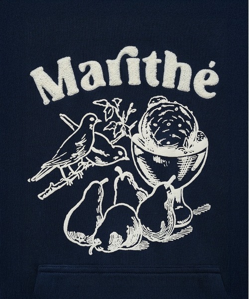 MARITHE + FRANCOIS GIRBAUD パーカー BOUCLE EMBROIDERY