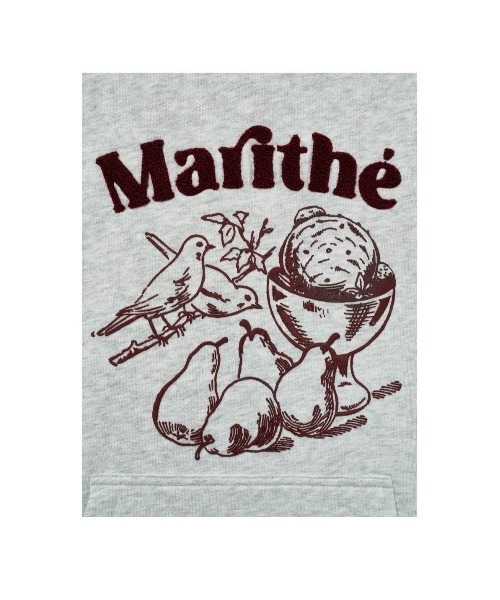 【MARITHE】 BOUCLE DOODLE ベアパーカー MARITHE】 BOUCLE DOODLE ベアパーカー (Marithe + Francois