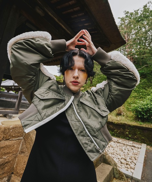 OMMO SLEEVE BOA SHORT MA-1 カーキ　新品未使用 SLEEVE BOA SHORT MA-1（MA-1）｜OMMO（オーエムエムオー）の