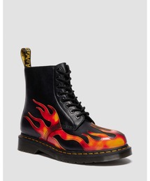 極美品　ドクターマーチン　PASCAL 8ホール ブーツ　UK5 Dr.Martens（ドクターマーチン） ブーツ 1460 PASCAL FLAME 8 ホール