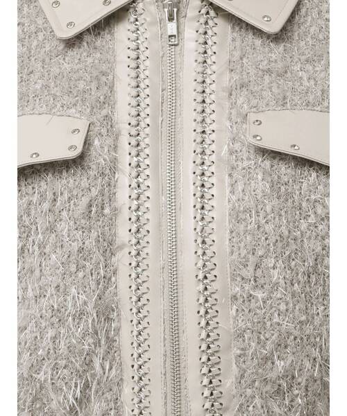 GYDA（ジェイダ） ブルゾン アウター ラメツイードチェーンジャケット