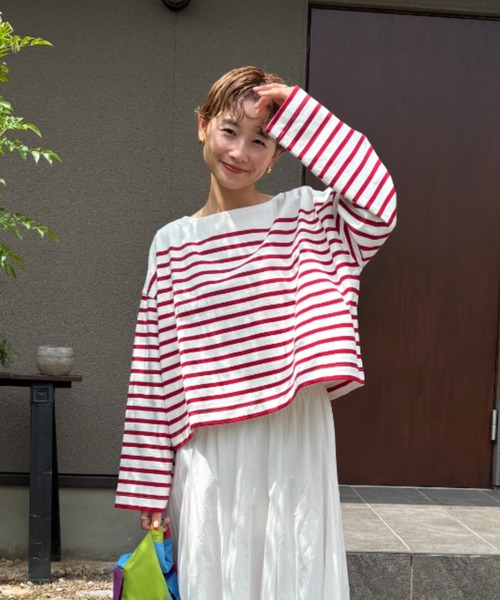 pual ce cin tシャツ 「@kokiminitaコラボ」パネルボーダー ワイド