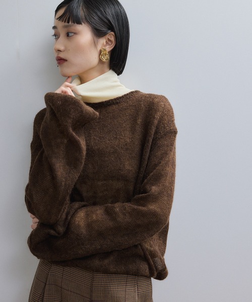 新品アダムエロペ/モヘアプルオーバー ADAM ET ROPE'（アダムエロペ） ニット セーター 「WEB限定