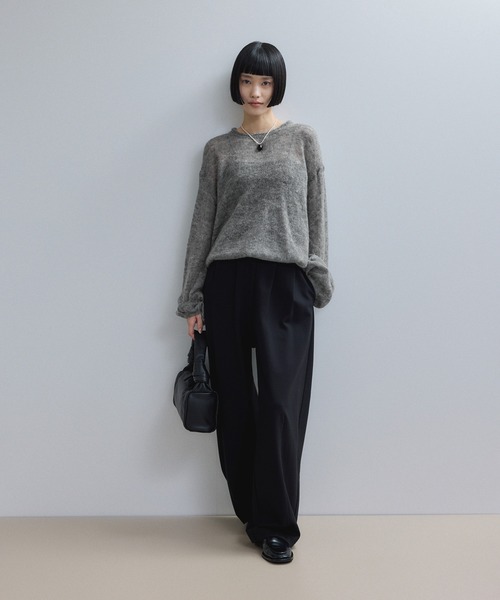 ADAM ET ROPE' ニット セーター 「WEB限定」ボリュームスリーブ