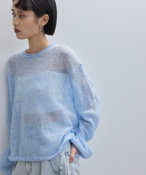 ADAM ET ROPE' ニット セーター 「WEB限定」ボリュームスリーブ