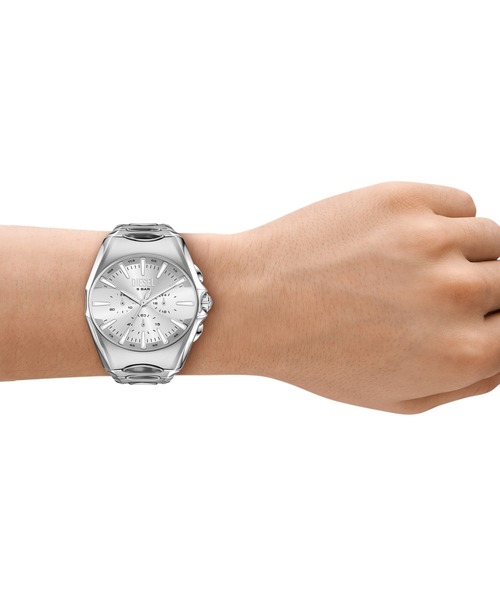 最終値下げ　DIESEL デジタル腕時計 シルバー DIESEL（ディーゼル） 腕時計 腕時計 メンズ アナログ ステンレス