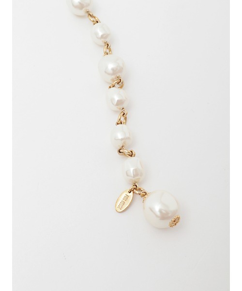 PINK HOUSE（ピンクハウス） ベルト リボンモチーフ使いパールチェーン