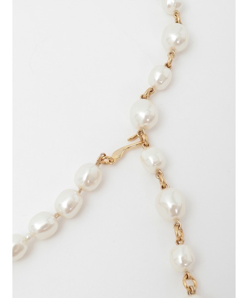 PINK HOUSE（ピンクハウス） ベルト リボンモチーフ使いパールチェーン