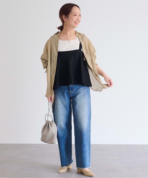 「PUAL CE CIN」 ノースリーブトップス FREE ライトベージュ レディース_画像8