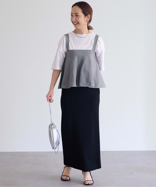 「PUAL CE CIN」 ノースリーブトップス FREE ライトベージュ レディース_画像9