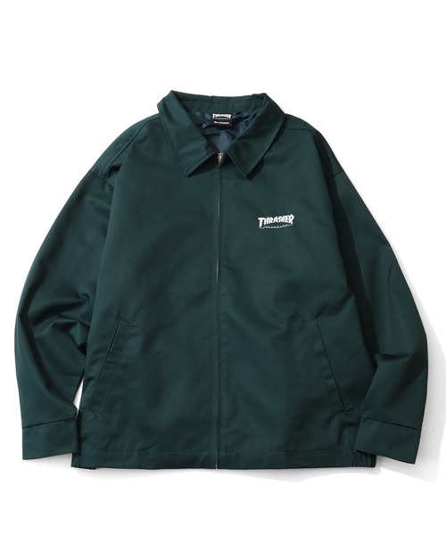 値段交渉可‼ 90s Thrasher グレー ジップアップジャケット 372 セール