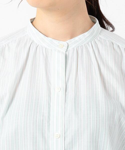 「J.PRESS」 半袖ブラウス 9 ブルー レディース_画像7