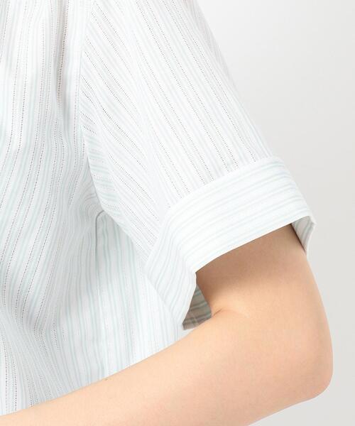 「J.PRESS」 半袖ブラウス 9 ブルー レディース_画像8