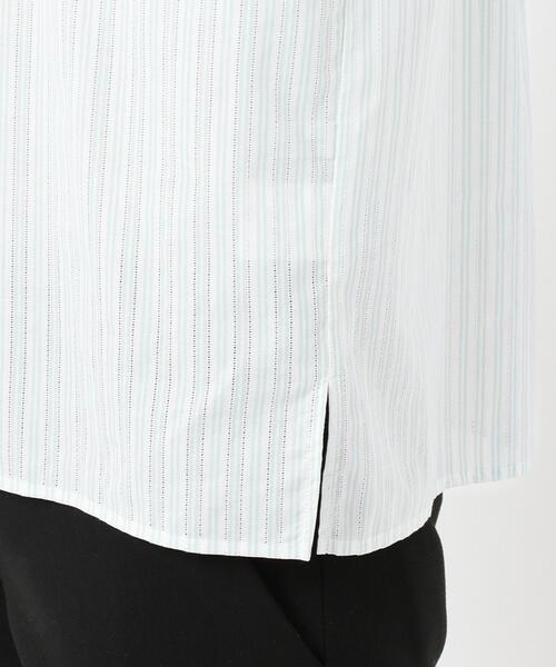 「J.PRESS」 半袖ブラウス 9 ブルー レディース_画像9